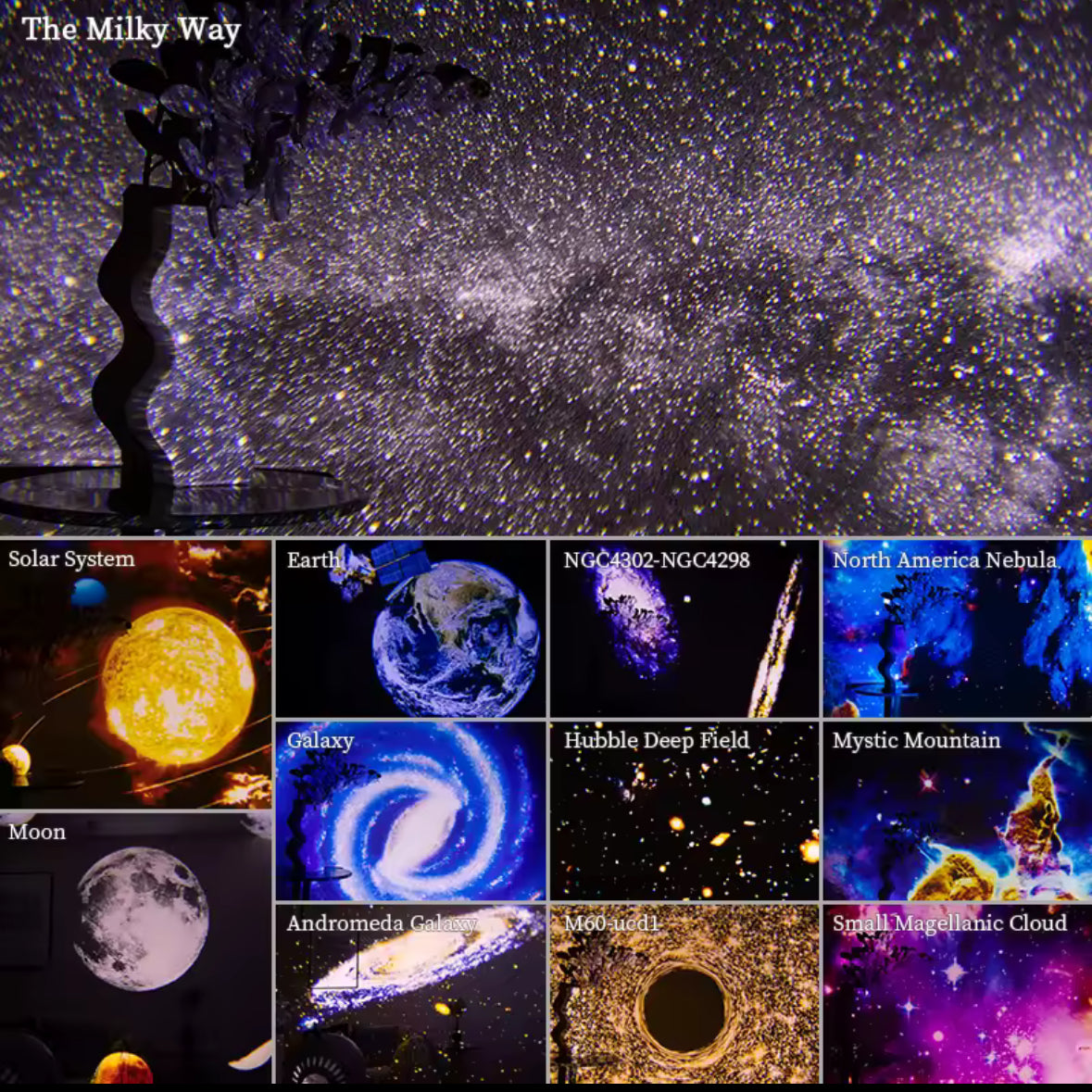 Star Projector Constellation Night Light